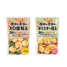 海鮮が主役のXO醤和え・オイスター和え