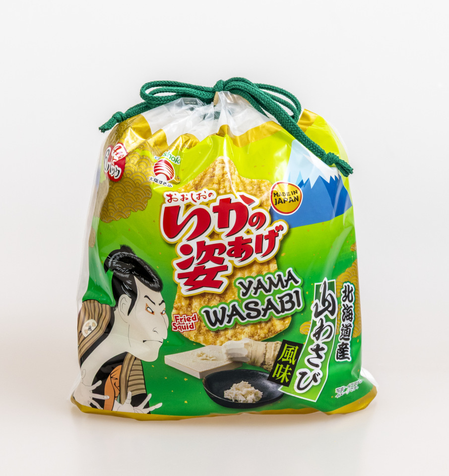  いかの姿あげ 山わさび風味 巾着 4枚×6P